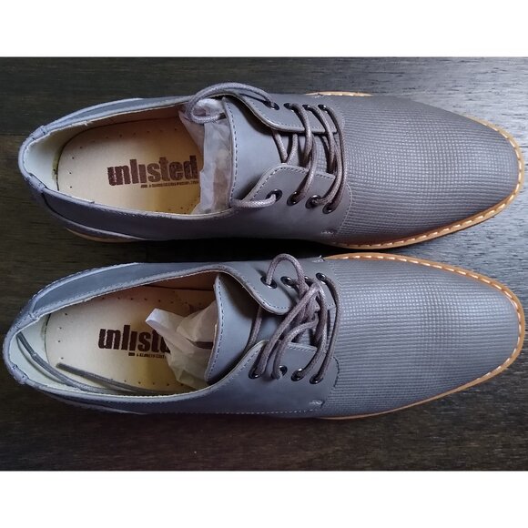 Unlisted by Kenneth Cole Jupiter Oxfords Dress Shoes Grey Size 7.5M main image 7